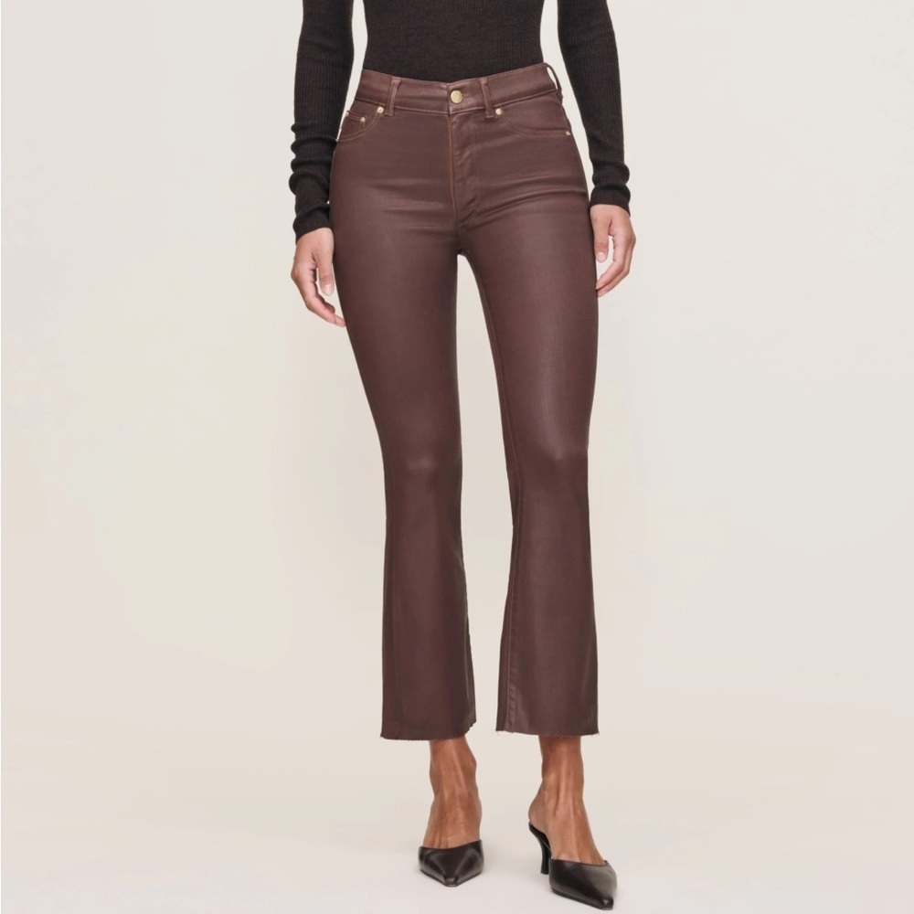 DL1961 Bridget Boot High Rise Instasculpt™
Crop Jeans I Toffee Coated Women’s 27